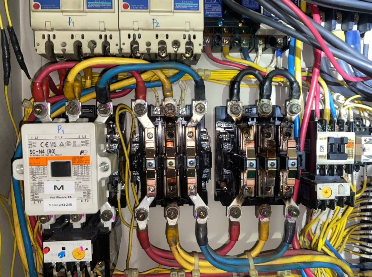 ระหว่างซ่อม Contactor และ Wiring