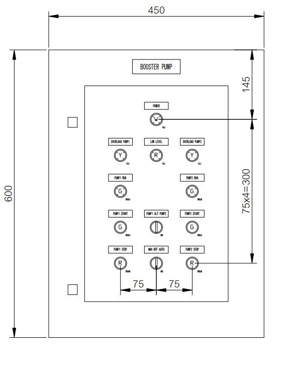 Panel Layout Booster Pump